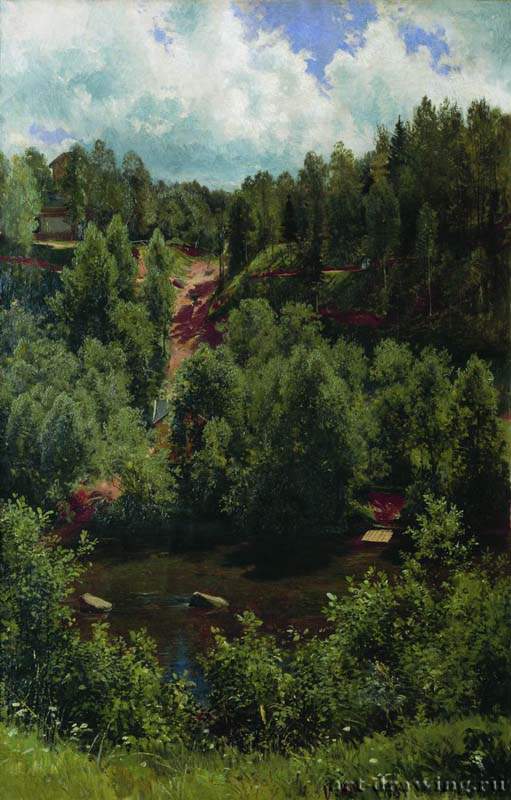 После дождя. Этюд леса. 1881 - 103 х 68