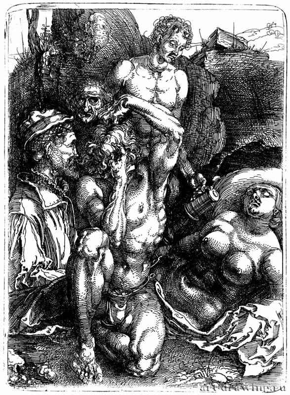 Отчаявшийся. 1515 - 18,6 х 13,5 Офорт Музей Метрополитен, Отделение рисунка Нью-Йорк