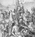 Оплакивание Христа. 1521 - 29 x 21 Перо на бумаге Художественный музей Фогг, Отдел гравюры и рисунка Кембридж (Массачусетс)