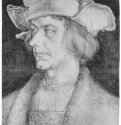 Портрет мужчины (Пауль Хофхаймер или Ханс Тухер). 1518-1520 - 37 x 27,6 Уголь (или мел) коричневым и черным тоном, на бумаге, лист обрезан Британский музей, Отдел гравюры и рисунка Лондон