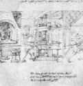 Рисунок-шутка для Лазаруса Шпенглера. 1511 - 20,4 x 29,8 Перо на бумаге Музей Бонна, Кабинет рисунков Байонна