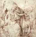 Святая Троица. 1515 - 30 х 21,9 Перо бистром, на бумаге Музей изящных искусств, Отделение гравюр, рисунков и фотографий Бостон (Массачусетс)