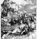 Морское чудовище. 1498 - 25,2 х 19 Резцовая гравюра на меди Кунстхалле, Гравюрный кабинет Карлсруэ