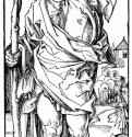 Святой Христофор. 1495 - 45,5 х 18,3 Ксилография