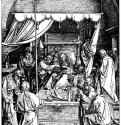 Серия "Жизнь Марии". Смерть Марии. 1510 - 29,5 х 21 Ксилография