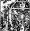 Серия "Жизнь Марии". Рождество Христа. 1503 - 29,5 х 21 Ксилография