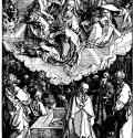 Серия "Жизнь Марии". Вознесение Марии. 1510 - 29,5 х 21 Ксилография