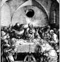 Серия "Большие Страсти". Тайная вечеря. 1510 - 39 х 28 Ксилография