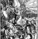 Серия "Большие Страсти". Христос на горе Елеонской (Моление о чаше). 1497-1498 - 39 х 28 Ксилография