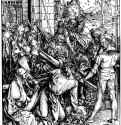 Серия "Большие Страсти". Несение креста. 1497-1498 - 39 х 28 Ксилография
