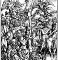 Серия "Большие Страсти". Христос на кресте.1497-1498 - 39 х 28 Ксилография