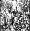 Серия "Большие Страсти". Оплакивание Христа. 1497-1498 - 39 х 28 Ксилография