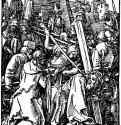 Серия "Малые Страсти". Несение креста. 1509 - 12,7 х 9,7 Ксилография