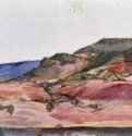 Долина Калькройт, 1494-1495 г. - Акварель; 10 x 31 см. Возрождение. Германия. Берлин. Гравюрный кабинет.